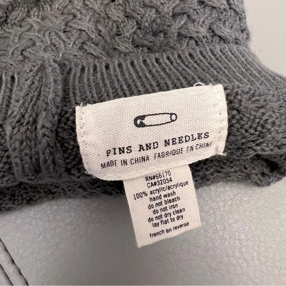 J16 Anthropologie Pins And Needless Gray Hat‎